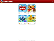 Tablet Screenshot of partner.gamepoint.com